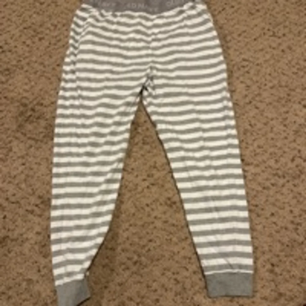 Men's Old Navy Pants L Gray & White